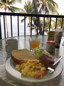 コンドミニアムでブランチ