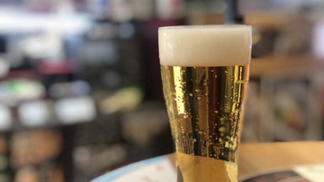 ビールスタンド重富ekie『一度つぎ』６００円