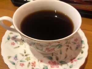 食後のコーヒー