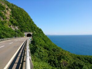 海岸線の景色